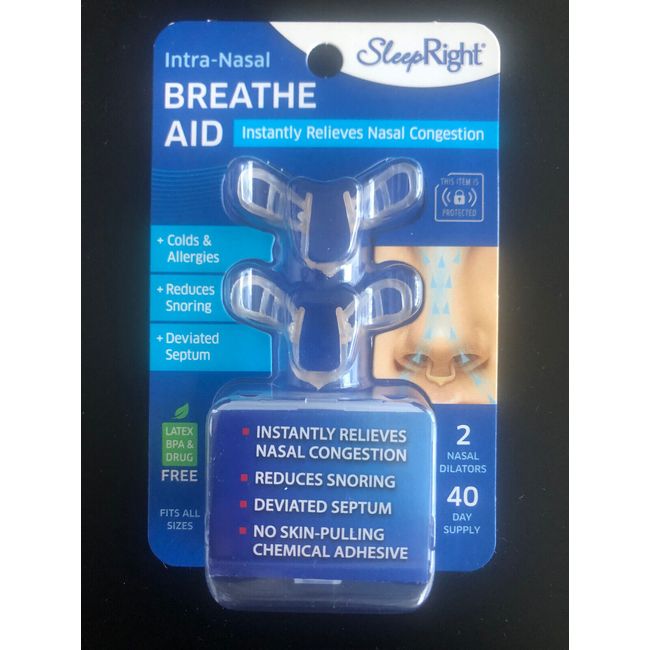 SleepRight Sleep Right Intra Nasal Breathe Aid  Pack of 2