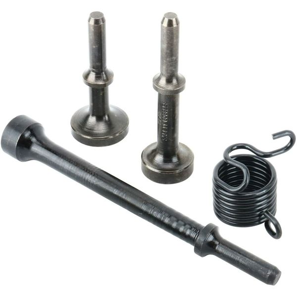 4 Pcs Smoothing Pneumatic Air Hammer Bits Air Chisel Bits Tool Set with Spring