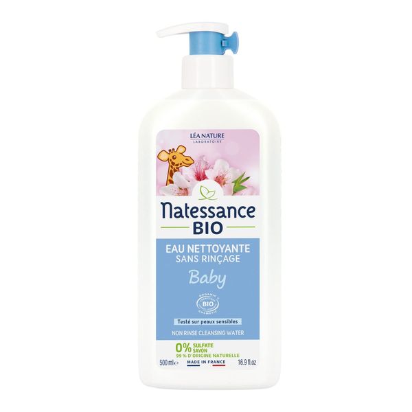 Natessance Naturel Baby Care Non Rinse Reinigungswasser, 500 ml