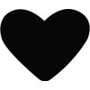 Artemio Big Lever Punch 2.5 cm Heart #1