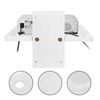Solid Wood White Mini Projector Mount and Wall Holder - Floating Shelf for Router, Modem, Cable Box - by Solid Wood
