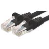 1aTTack.de Network cable Cat.6 - black - 1x - 0.25m - CAT6 Ethernet cable Lanka cable 1000 Mbits patch cable