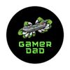 Controller Monster Design Gamer Dad Ever Fathers Day Gaming PopSockets Swappable PopGrip
