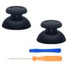 eXtremeRate PS5 Controller Thumb Stick Solid Black Analog Stick for PS5 Controller Custom Joystick for PS4 All Models Controller