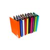 Pack of 10 Assorted Colour A4 Clipboard Document Clamp File Folders