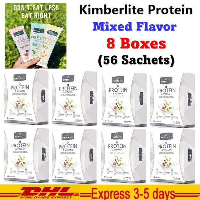 8x Kimberlite 5 Protein Mixed Flavor Vitamin Beauty Control Weight Good Shape