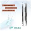 17 Pcs Professional Dental Tools, Plaque Remover for Teeth, Professional Hygiene Cleaning Kit, Stainless Steel Oral Care Tools with Tooth Scraper Tartar Remover Pick Scaler Mirror Tweezers All in One