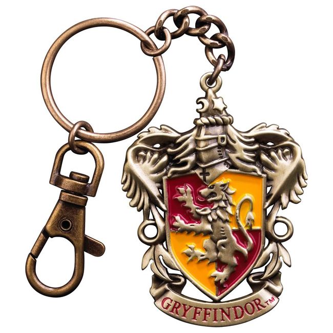 NOBLE COLLECTION Harry Potter Gryffindor Keychain, Gold, Red, 14.5 x 6.5 x 4 centímetros, Classic