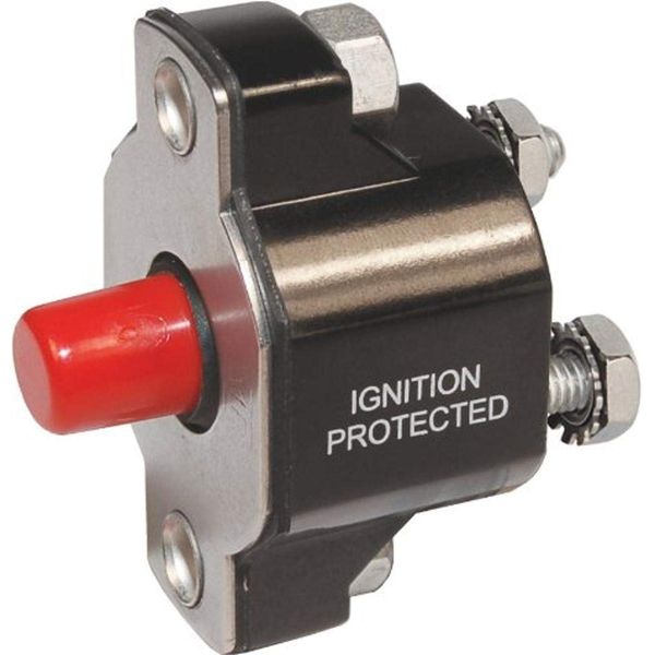 Blue Sea Systems 2142 Circuit Breaker MD P.Button 50A, blue/sea