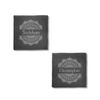 Personalised Square Slate Coasters with Mandala design -Engraved with your custom text
