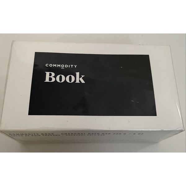COMMODITY BOOK BATH BAR SOAP TRIPLE MILLED 8 OZ BAR SEALED DISCONTINUED