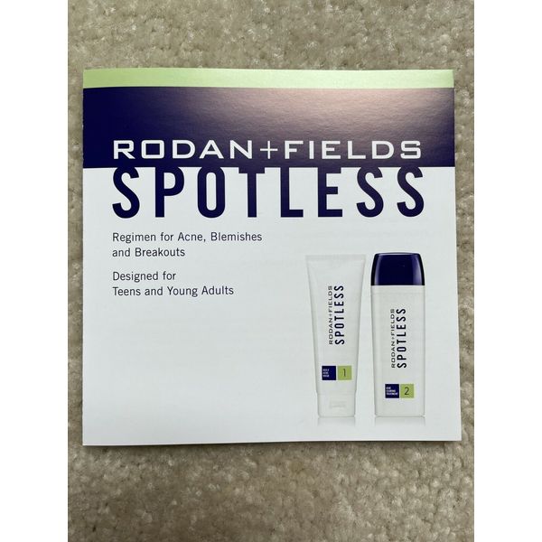 Rodan Fields Spotless Acne Regimen for Teens and Adults Exp 01/27