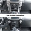 2x Black Air Conditioner Control Panel Dash AC Vent Cover Trim For 4runner 2010+