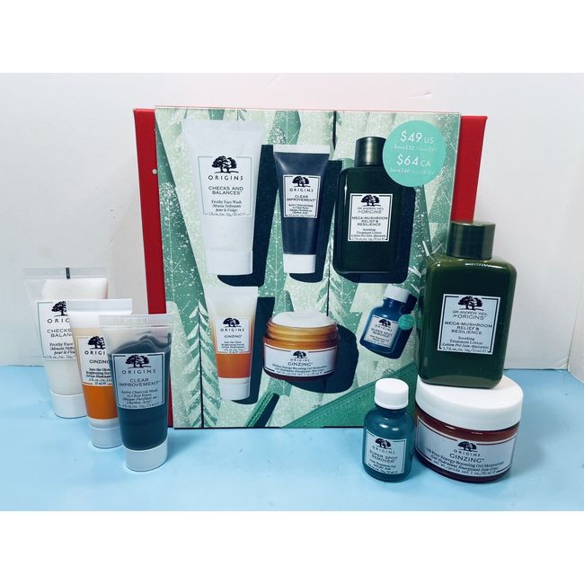 ORIGINS - FANTASTIC FAVORITES - ORIGINS GO TO SKINCARE ESSENTIALS - 7 PIECE SET