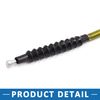 A ABSOPRO Motorcycle Clutch Cable Wire Line 101cm 41" Black Rubber Coated