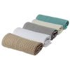 GILDEN TREE Waffle Towel Quick Dry Thin Exfoliating, 4 Pack Washcloths for Face Body, Classic Style (White)