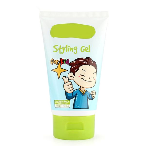 Kids Hair Gel,Styling Gel for Kids All Natural Baby Hair Gel Medium-Strong Hold | Alcohol-Free |Fruit fragrance| 4.4oz.