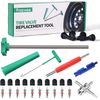 Tire Valve Stem Core Quickly Replacement Tool Kit,With Stem Removal Tool Set,Per