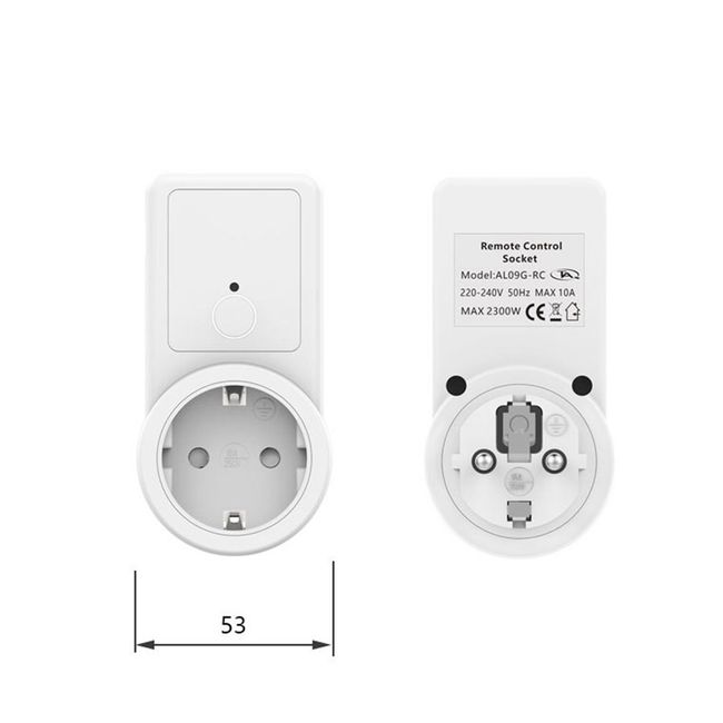 Universal 433MHZ RF Wireless Remote Control Power Outlet Light Switch Socket  Remote Control Socket EU For Smart Home - AliExpress