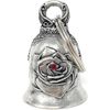 Bravo Bells Rose Diamond Bell - Biker Bell Accessory or Key Chain,