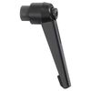 sourcing map 1Pcs M8 Adjustable Knobs Handle Female Thread Push Button Ratchet Quick Release Locking Rotating Bolt for Lathe Machinery, Black