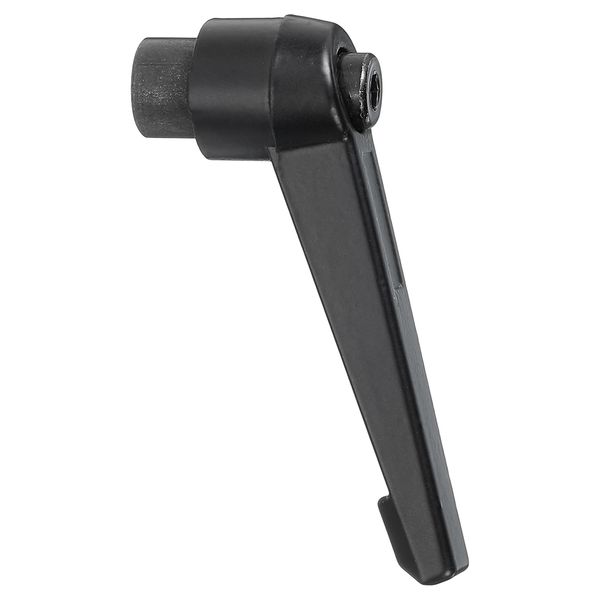 sourcing map 1Pcs M8 Adjustable Knobs Handle Female Thread Push Button Ratchet Quick Release Locking Rotating Bolt for Lathe Machinery, Black