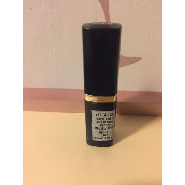 maybelline lipstick 26/710 Red Hot Tison .15oz/4.2g New Sealed As Shown