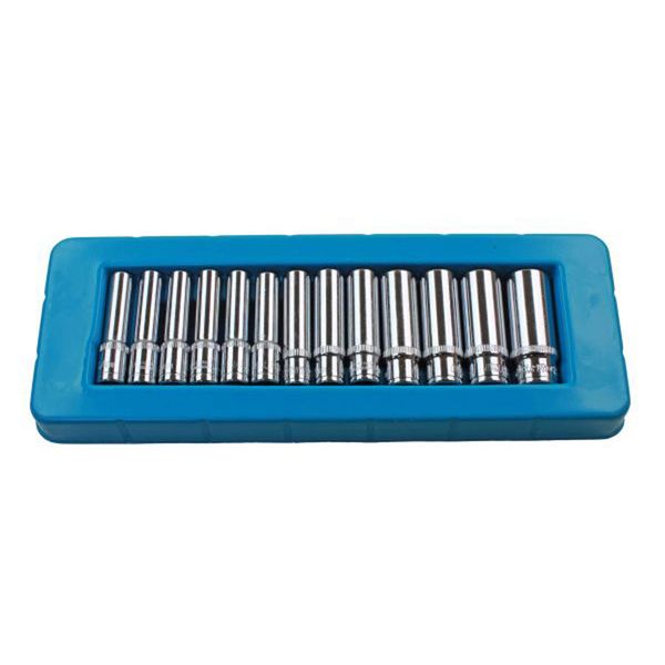 US PRO Professional 13 Piece 1/4" Single Hex Deep Socket Set 4-14mm B1388