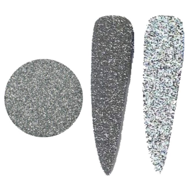 Gel Nail Flash Powder Flash Nail Silver Silver Reflective Gel Nail Glitter Color Nail Color Glitter Glitter (001)