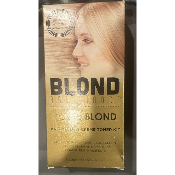blond brilliance anti yellow creme toner kit