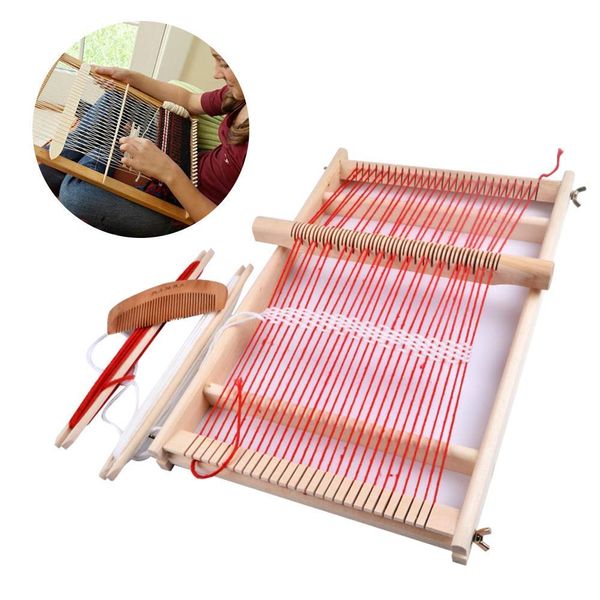 LW Hand Loom Tabletop Hand Loom Knitting Machine, Tabletop Loom with Thread, Easy to Use, Easy to Use