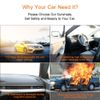 For Ford Mustang Large Car Windshield Sun Shade Reflective Foldable Front Cover