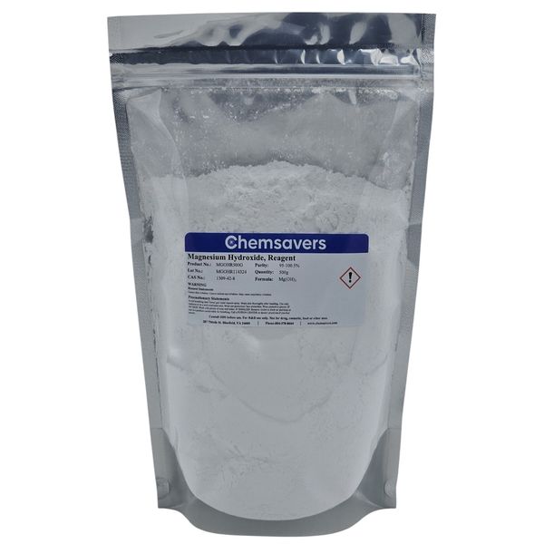 Magnesium Hydroxide, Reagent, 95-100.5%, 500g