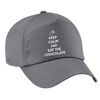 Flox Creative Grey Baseball Cap Keep Calm and Eat The Chocolate