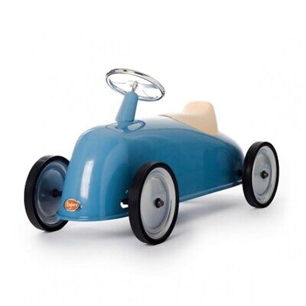 Baghera 834 Blue Scoot Kids Ride On Car Vintage Blue 3+ Yrs NEW  Retired & RARE