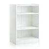 3-Tier Bookcase Bookshelf Storage Organizer Display Rack With Adjustable Shelves