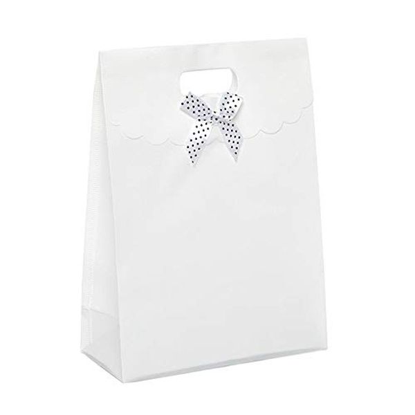 White Tab Top Tent Box Bags | Quantity: 100 | Width: 4 3/4" Gusset - 2 3/8"