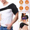 Electric Heated Shoulder Brace Heating Wrap Ice / Hot Compression Pain Therapy