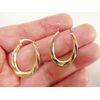 REAL 10K SOLID YELLOW GOLD CLASSIC DESIGN EARRINGS