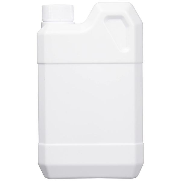 Flat Can, 3.3 gal (1 L) with Slits, Graduated Marks, White