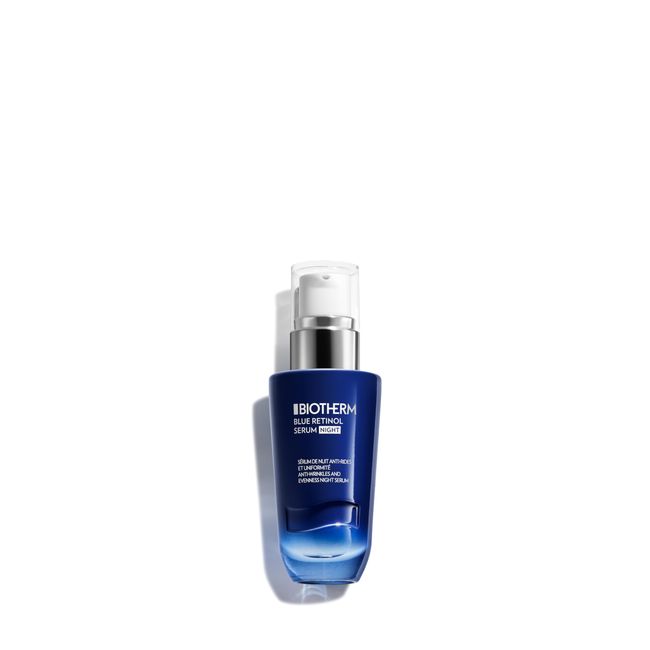 Biotherm Blue Retinol Resurface + Repair Night Serum, regenerierendes Gesichtsserum für die Nacht, mit Retinol und Hyaluron, Anti Aging Serum, für ein verbessertes und gestrafftes Hautbild, 30 ml