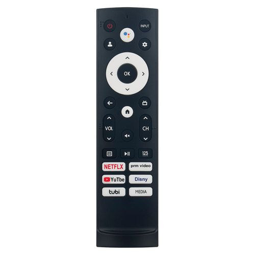 Allimity ERF3W90H Replacement Voice Remote fit for Hisense 4K UHD Smart TV 43A6H 43A65H 43A68H 50A6H 55U65H 55U68H 50A65H 50A68H 55A65H 55A68H 55A6H 65A6H 65A68H 75A6H 75A65H 75A68H 50U6H