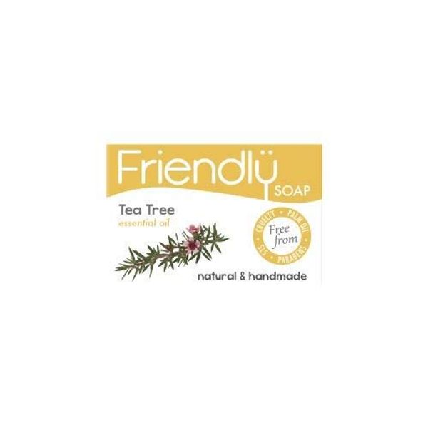 Friendly Soap | Friendly Soap Natural Tea Tree & Turmeric Soap | 5 x 95g (UK)