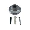H.B. Ives WS406CCV US26D DOOR STOP CONCAVE WALL CONCEALED MOUNTING, Satin Chrome