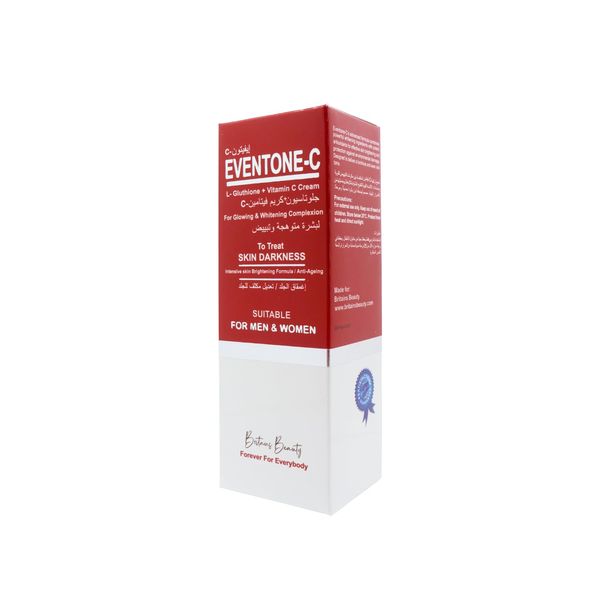 Eventone-C Skin Whitening Cream by Britain's Beauty | L-Glutathione & Vitamin C Cream for Intensive Fairness Treatment | For Men & Women | 50ml (1)