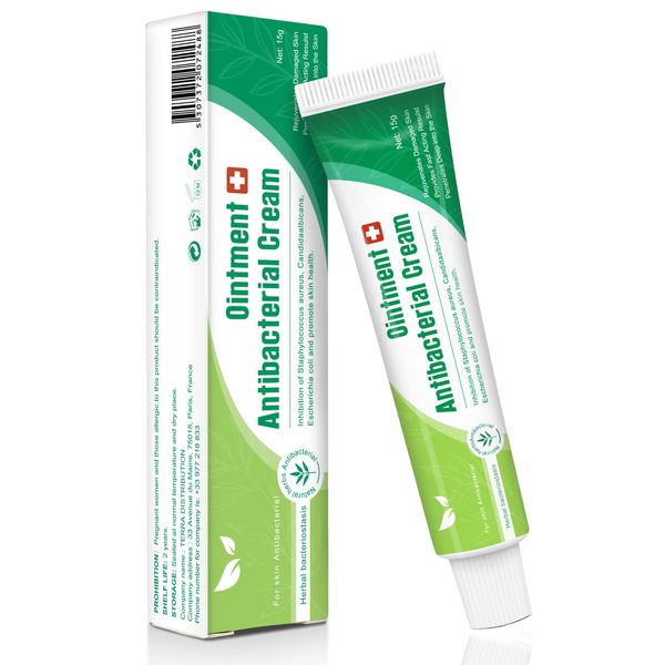 Asheyya 15g Antibiotic Skin Soothing Cream for Adults, Antibacterial Ointment for Disinfection Anti Itch