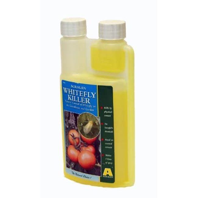 Agralan Whitefly Killer Natural Pest Control Treatment | Protect Tomatoes And Cucumber Plants | 500ml Concentrate |