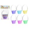 PMS 6PC 4" MINI PASTEL SPRINGTIME BASKET IN PP BAG W/HEADER