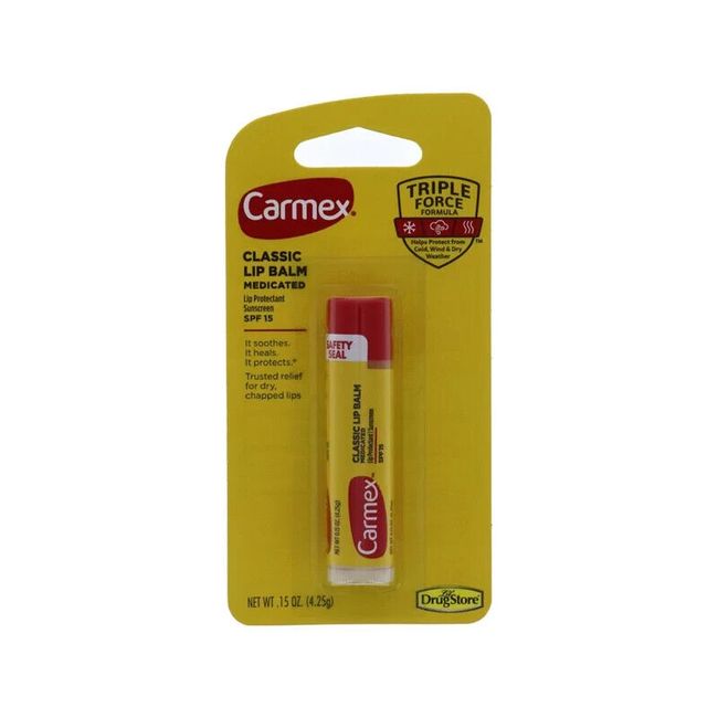 Carmex Original Moisturizing Lip Balm Tube (Pack of 6) - 0.35 oz