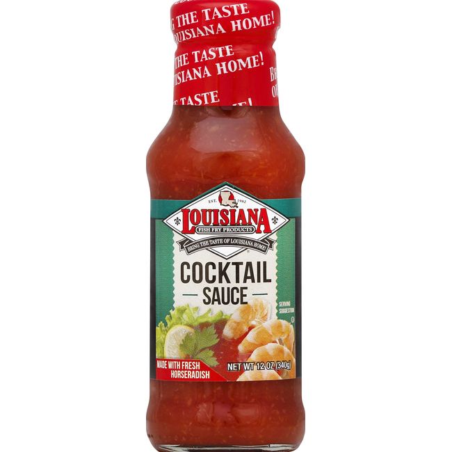 Louisiana Shrimp Cocktail Gourmet Seafood Dipping Sauce - 12 Ounce - Sweet Flavor